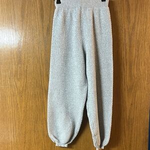 Cozy Gray Textured Sweatpants